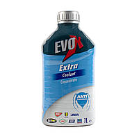 Evox Extra concentrate 1L, антифриз концентрат синій