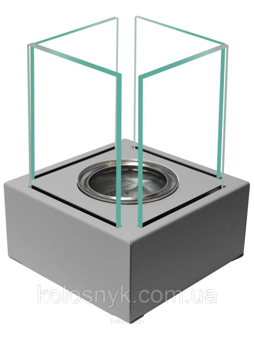 Біокамін GLOBMETAL сірий SMART