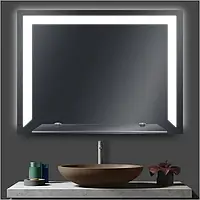 Зеркало с LED подсветкой и полочкой L-04 (700x800)