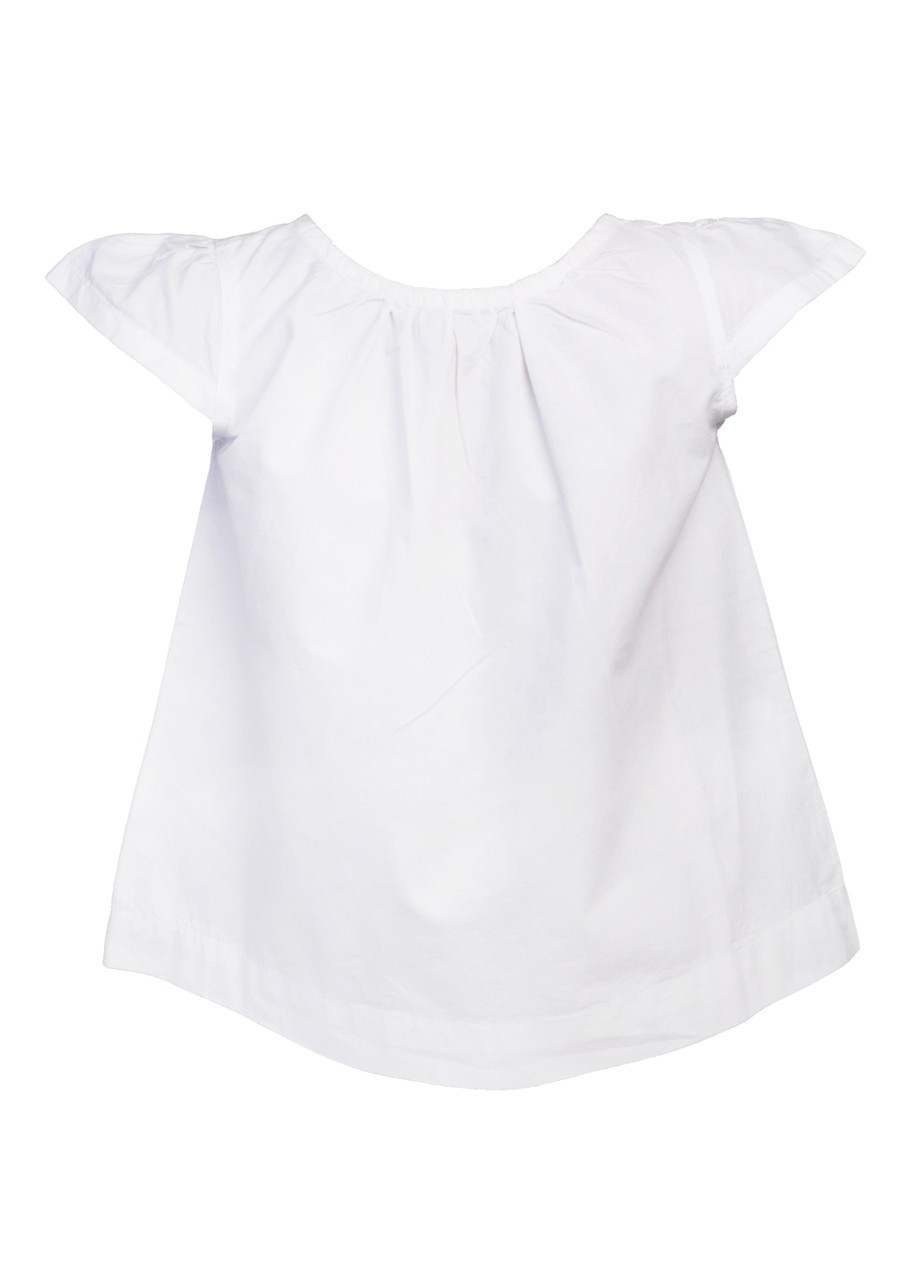 Блуза для дівчинки з коротким рукавом 92 білий ZY