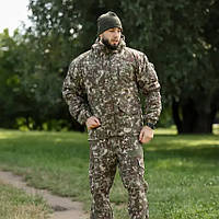 Военно-полевой костюм Undolini хищник, тактическая форма утепленная синтепоном, одежда для ВСУ