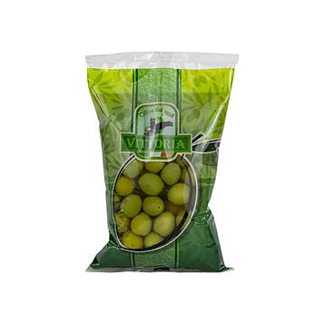 Оливки зелені великі Vittoria Olive Verdi Dolci 500гр, (10шт/ящ)
