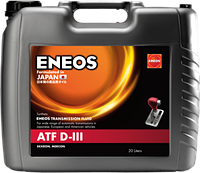 Трансмиссионные масла ENEOS ENEOS ATF D-III (20L) 20 EU0070201N