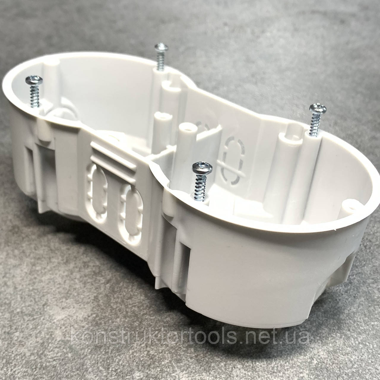 Коробка установча, підрозетник подвійний, KOPOS KP 64/2, фото 1