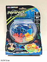 Риба Nano Fish в акваріумі, батар., світло, на планшеті. 18,5*4*13,5см (360шт)