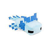 М'яка іграшка Titatin Minecraft саламандра аксолотль блакитна 37 см (TT1012), фото 3