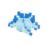 М'яка іграшка Titatin Minecraft саламандра аксолотль блакитна 37 см (TT1012), фото 4