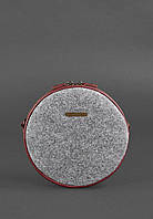 Круглая сумка BlankNote Серый (BN-BAG-23-felt-vin) IP, код: 355798
