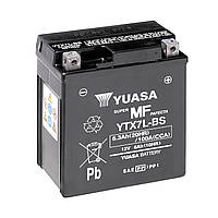 Аккумулятор МОТО Yuasa 12V 6Ah MF VRLA Battery AGM YTX7L-BS (сухозаряженный)