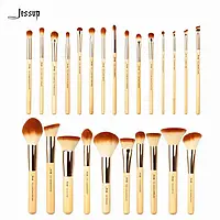 Bamboo Collection/Набір пензлів для макіяжу (25 шт) Jessup beauty