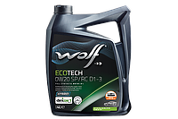 Моторное масло WOLF ECOTECH 0W-20 4л