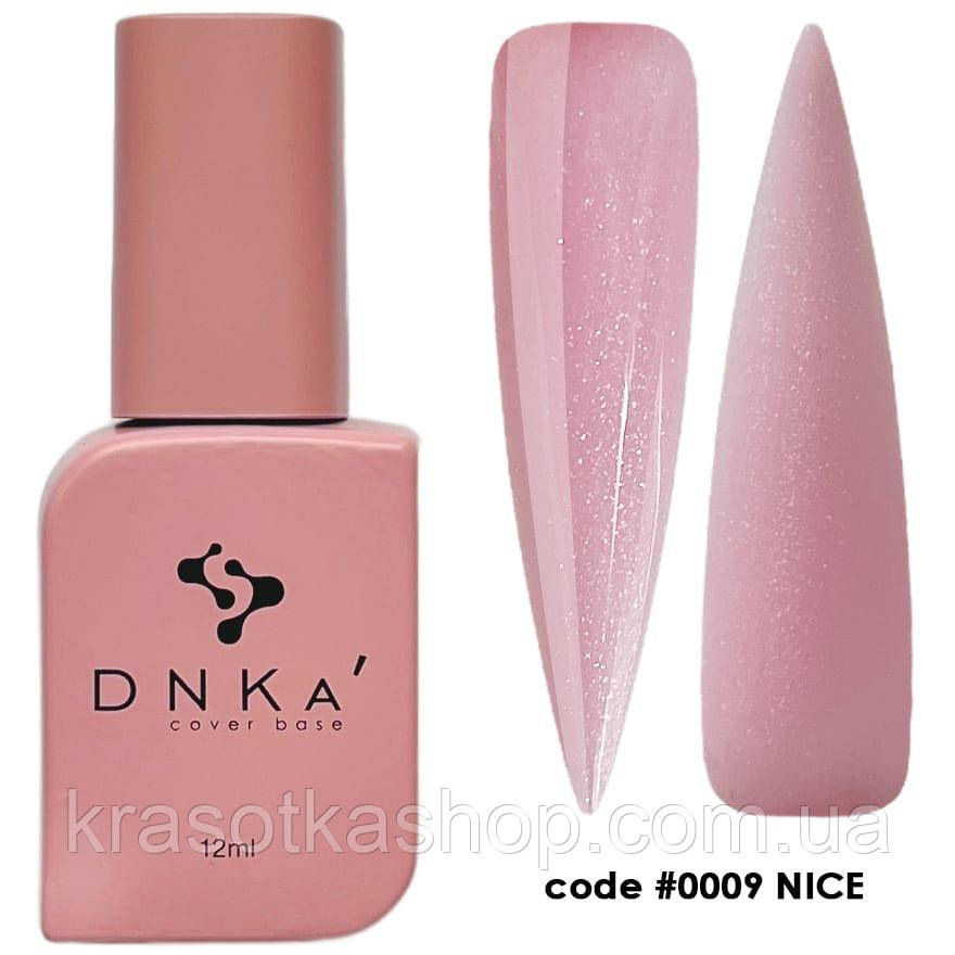 DNKa’ Cover Base №0009 Nice камуфлююча база для нігтів, 12 мл