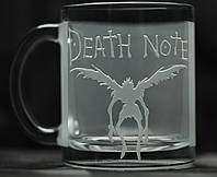 Подарочная чашка 320 млс c надписью японской манги тетрадь смерти Death Note