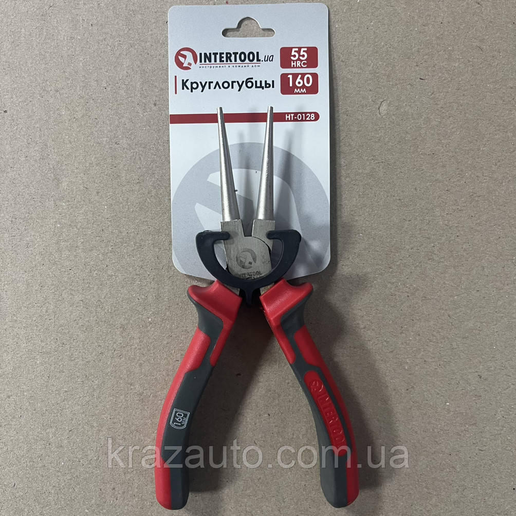 Круглогубці 160 мм INTERTOOL HT-0128, фото 1