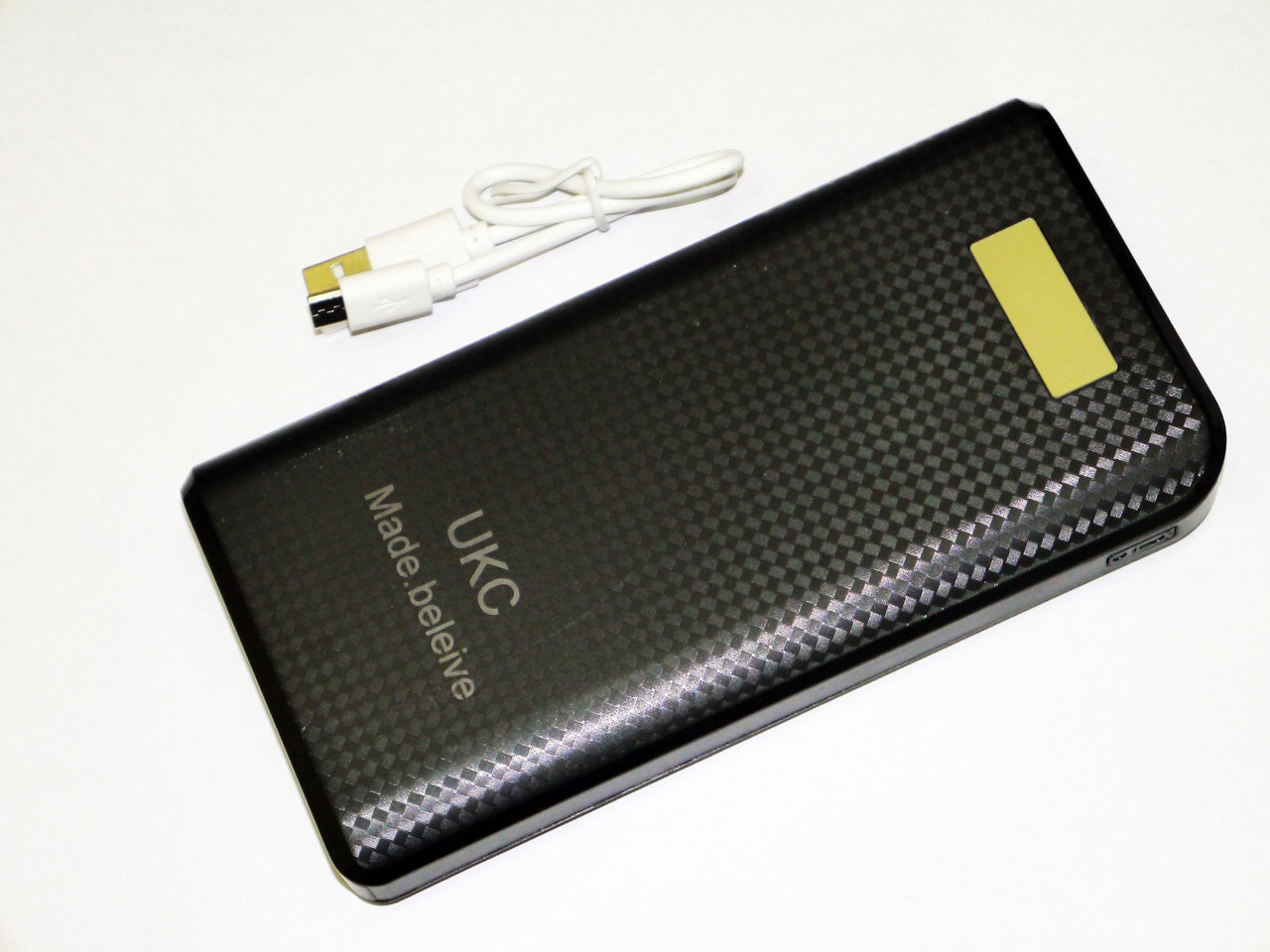 Power Bank Зарядний UKC 30800 mAh Зовнішній акумулятор Чорний