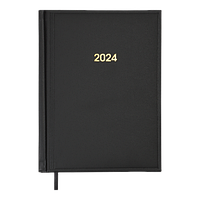 Ежедневник датированный 2024 BASE, А5, черный