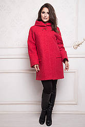 Пальто жіноче утеплене Almatti модель O-248 рожеве