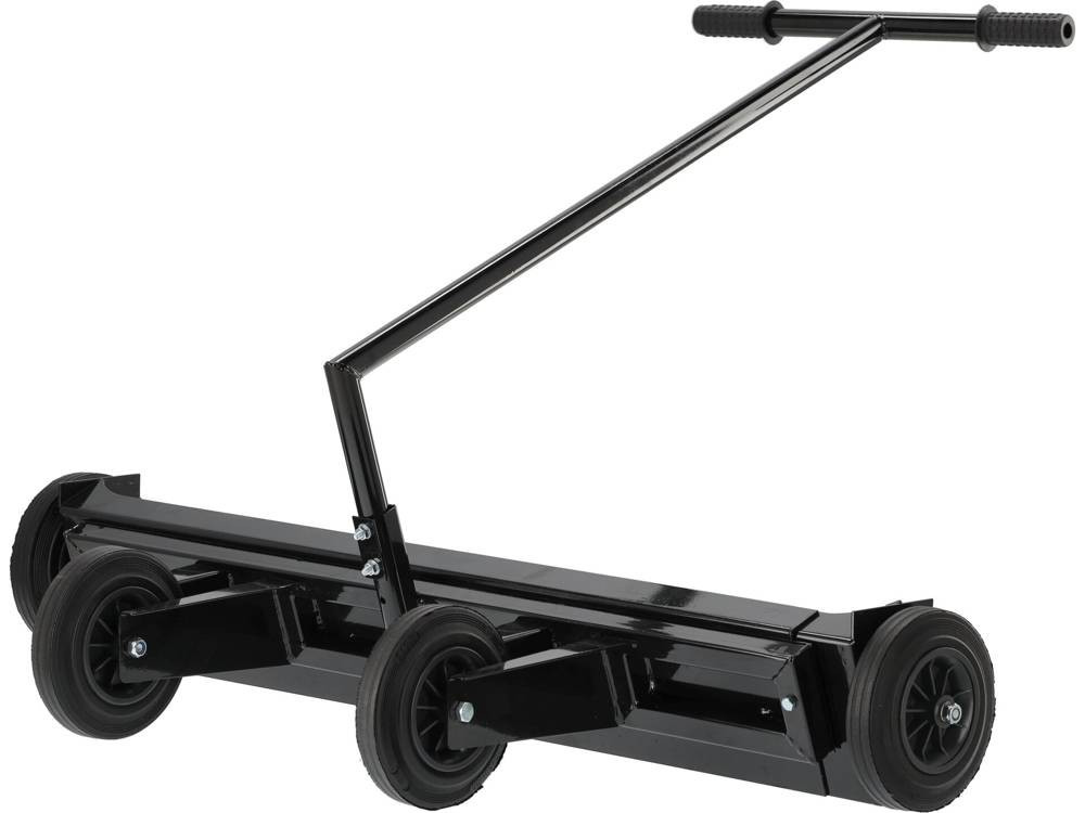 Вирівнювач ґрунту ручний на колесах (робоча зона 105-175х 39х 18 см) держак 100 см Yato YT-86781, фото 1