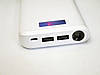 Power Bank Зарядний UKC 30800 mAh Зовнішній акумулятор Білий, фото 6