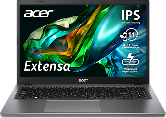 Ноутбук Acer Extensa EX215-31 15.6" FHD (RYZEN 5 7520U, 8 ГБ ОЗУ, 256 SSD, Windows 11)