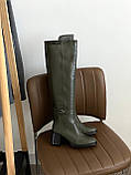 Шкіряні зимові чоботи, фото 2