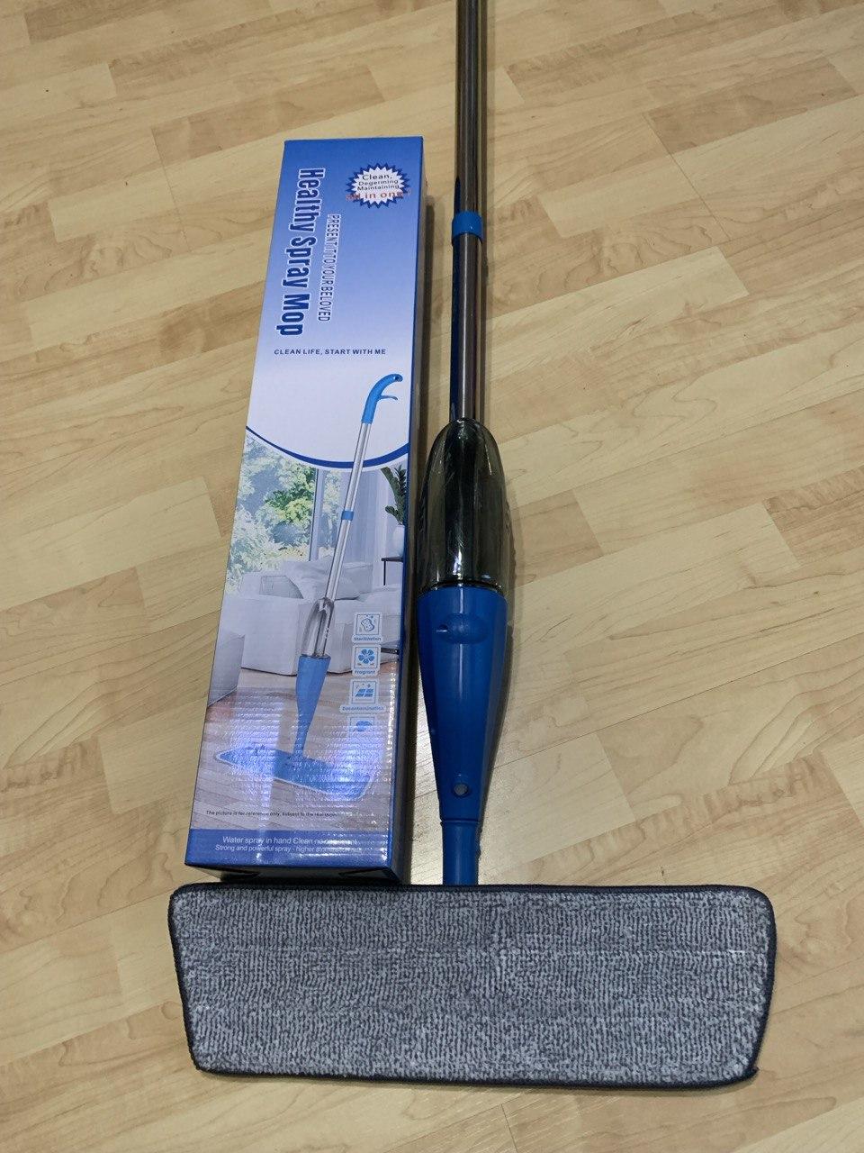 Швабра з розпилювачем Spray Mop Блакитна, фото 1