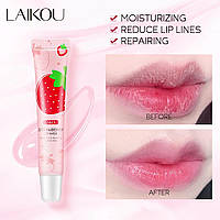 Відновлююча полунична маска для губ Laikou Strawberry Lip Mask