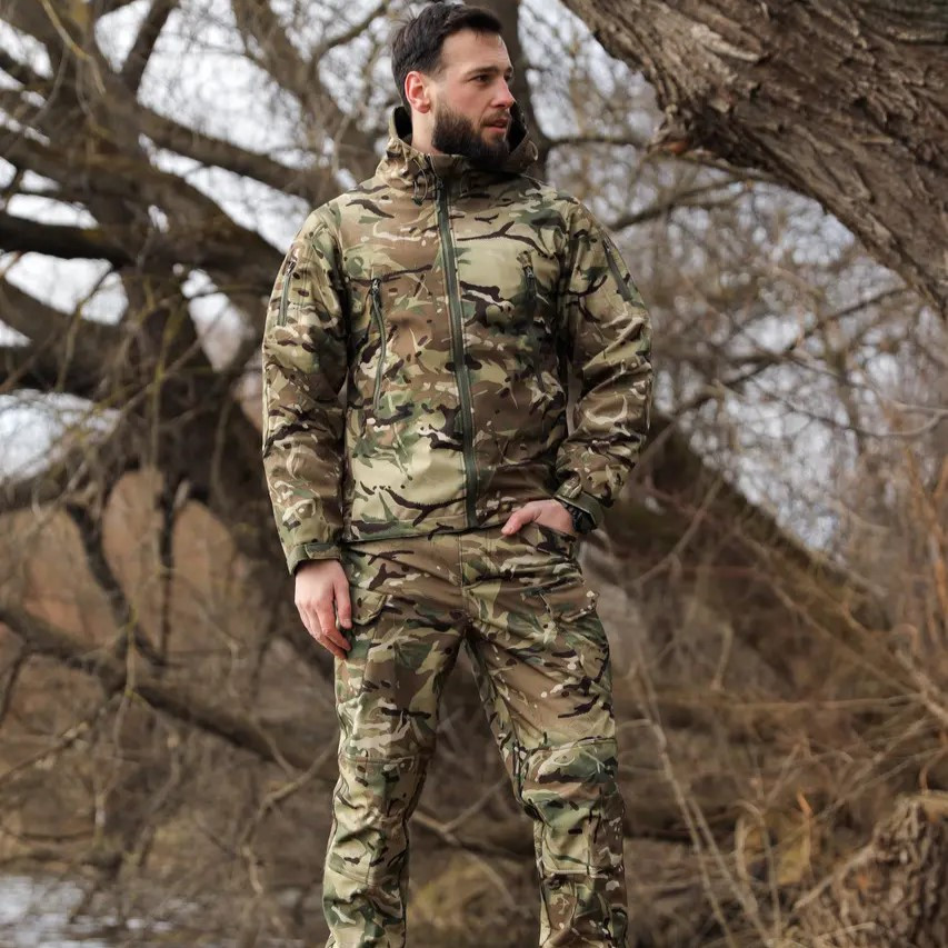 Десимезонный военный костюм Soft Shell ЗСУ, армейская форма Undolini мультикам для армии - фото 1 - id-p2070606553