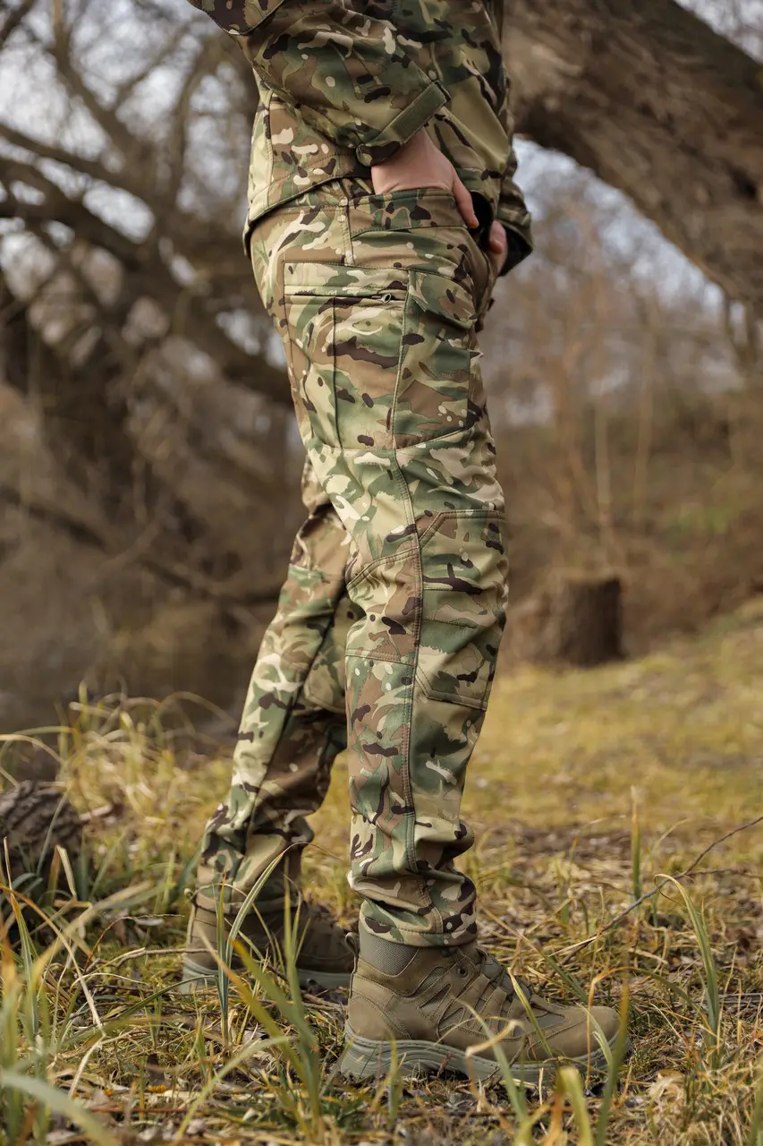 Десимезонный военный костюм Soft Shell ЗСУ, армейская форма Undolini мультикам для армии - фото 5 - id-p2070606553