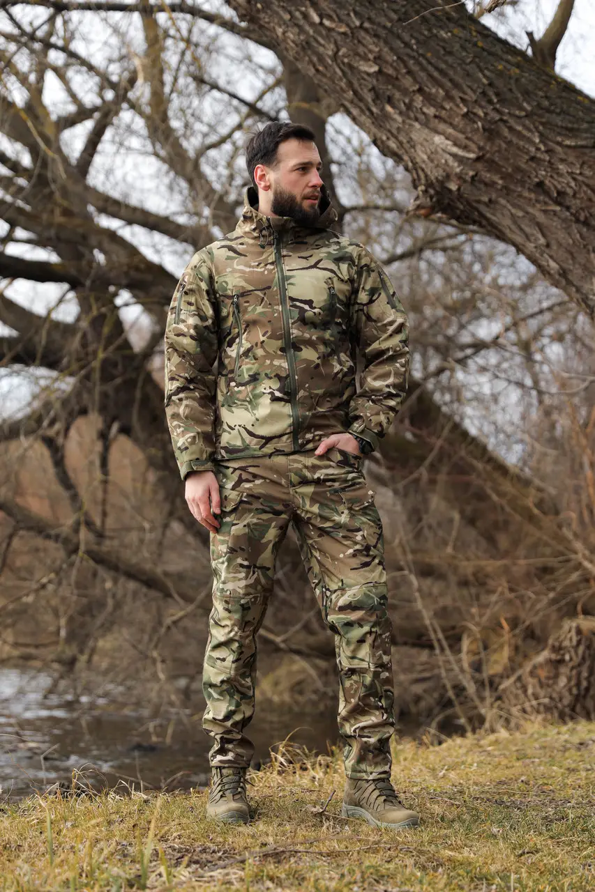 Десимезонный военный костюм Soft Shell ЗСУ, армейская форма Undolini мультикам для армии - фото 9 - id-p2070606553