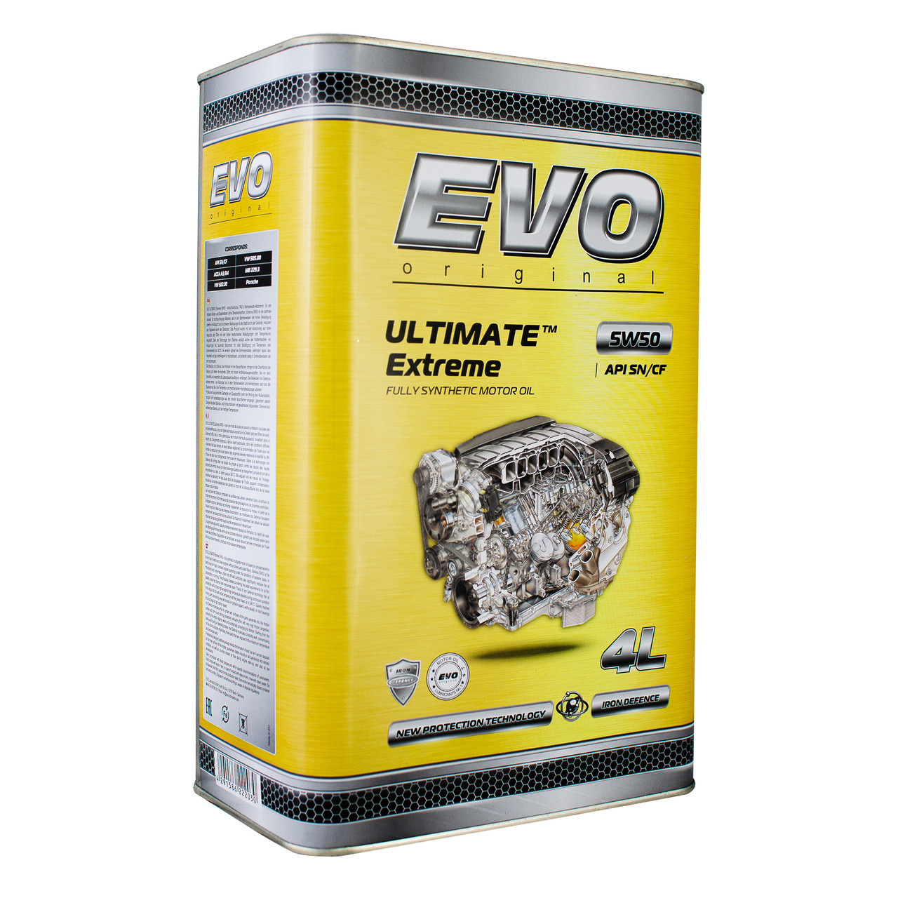 Моторні оливи EVO ULTIMATE Extreme 5W50 4Lx4 4 U E 4L 5W-50