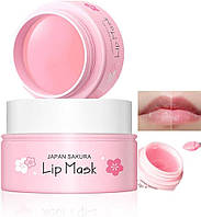 Відновлююча маска для губ Laikou Japan Sakura Lip Mask з екстрактом сакури