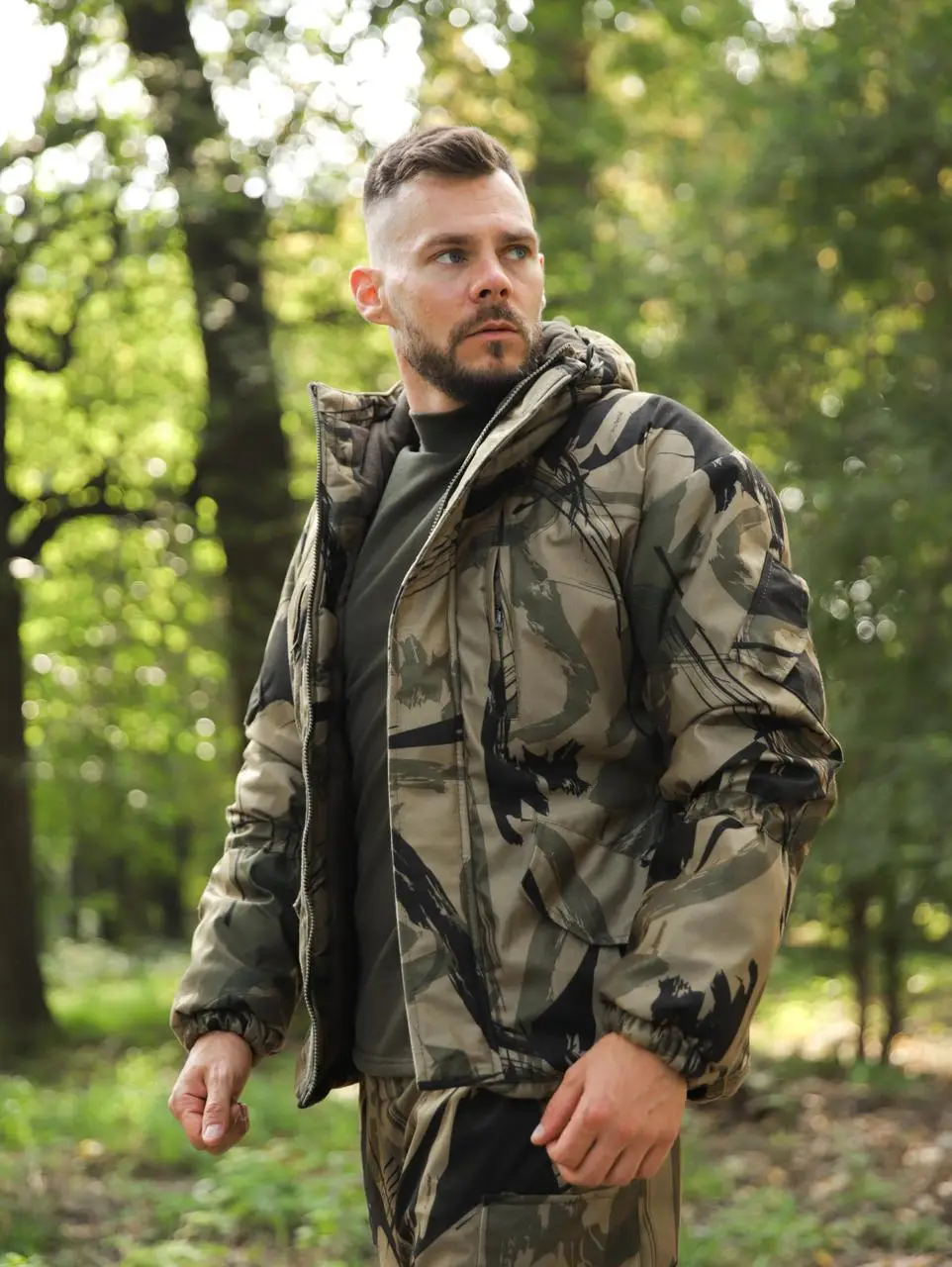 Демисезонный тактический костюм Undolini Горка Камиш Алова, военная форма для военнослужащих - фото 5 - id-p2070610499