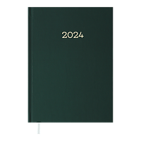 Ежедневник датированный 2024 MONOCHROME, A5, зеленый