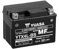 Аккумулятор МОТО Yuasa 12V 3Ah MF VRLA Battery AGM YTX4L-BS (сухозаряженный)