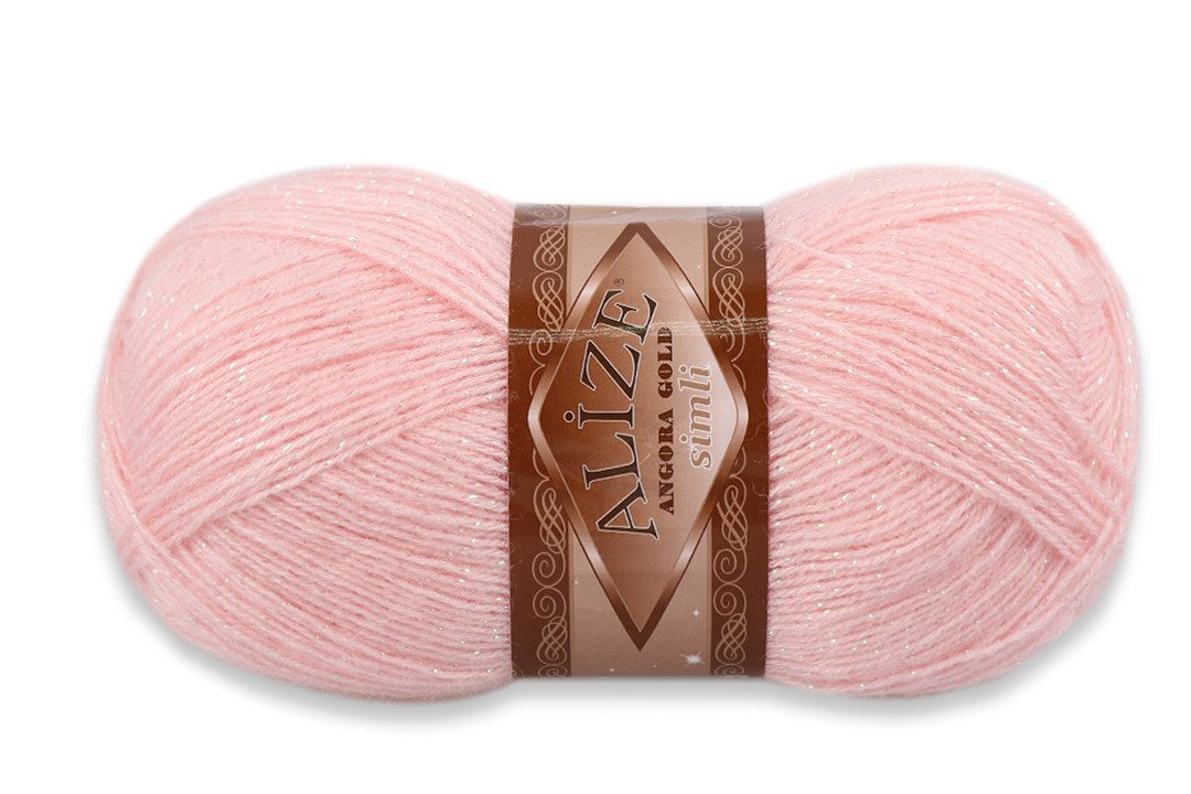 Alize Simli Angora Gold, Перлинно-рожевий No271