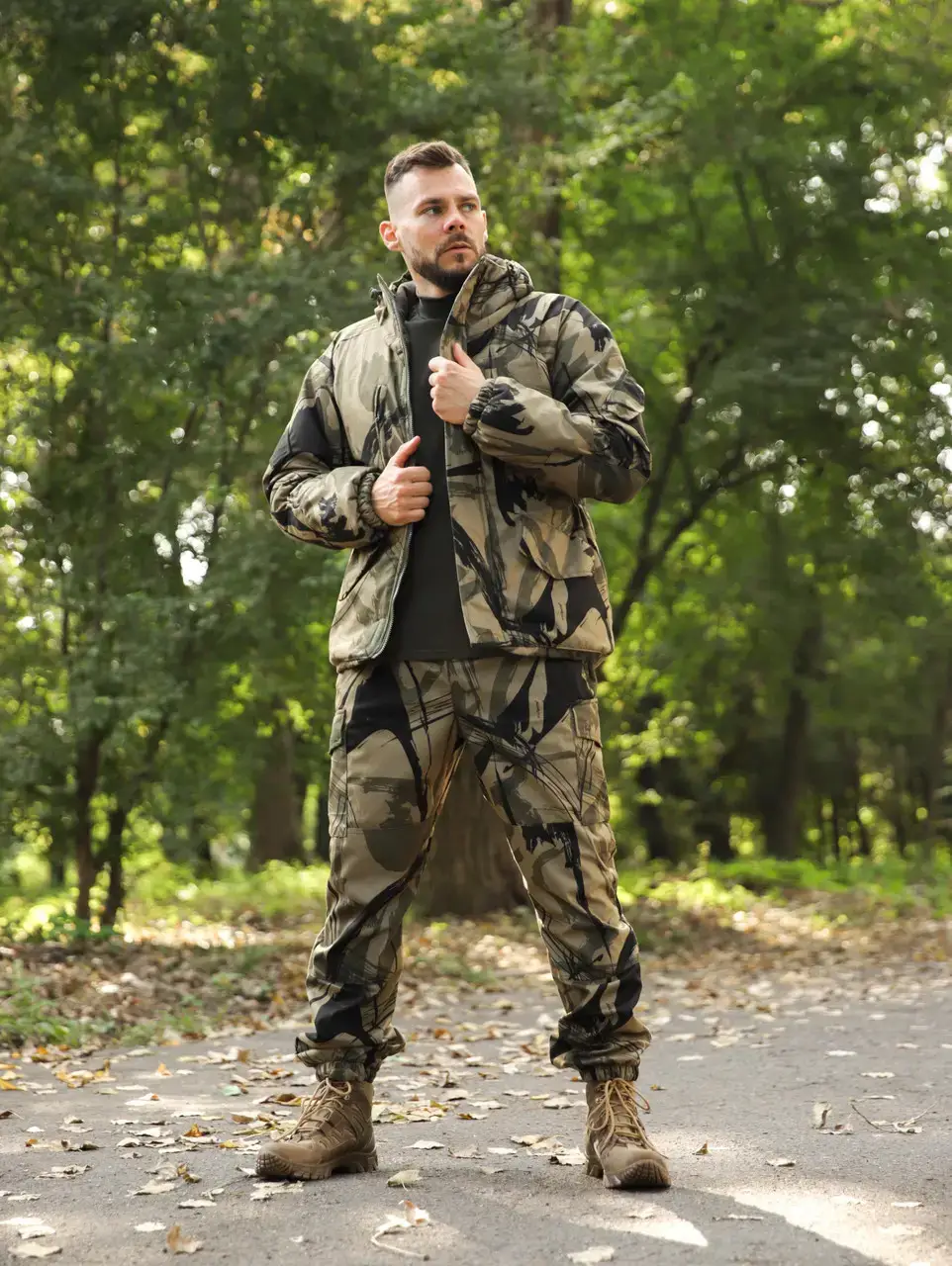 Тактический штурмовой костюм Undolini Горка Камиш алова, демисезонная форма на микрофлисе 52 - фото 5 - id-p2070624694