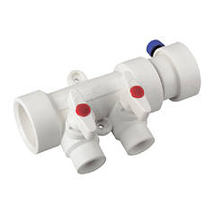 KP Колектор 2-контуру з кульовими кранами (40x20) PPR