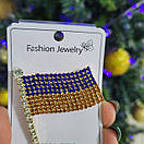 Елегантна брошка у вигляді шпильки з символікою прапора України, фото 2