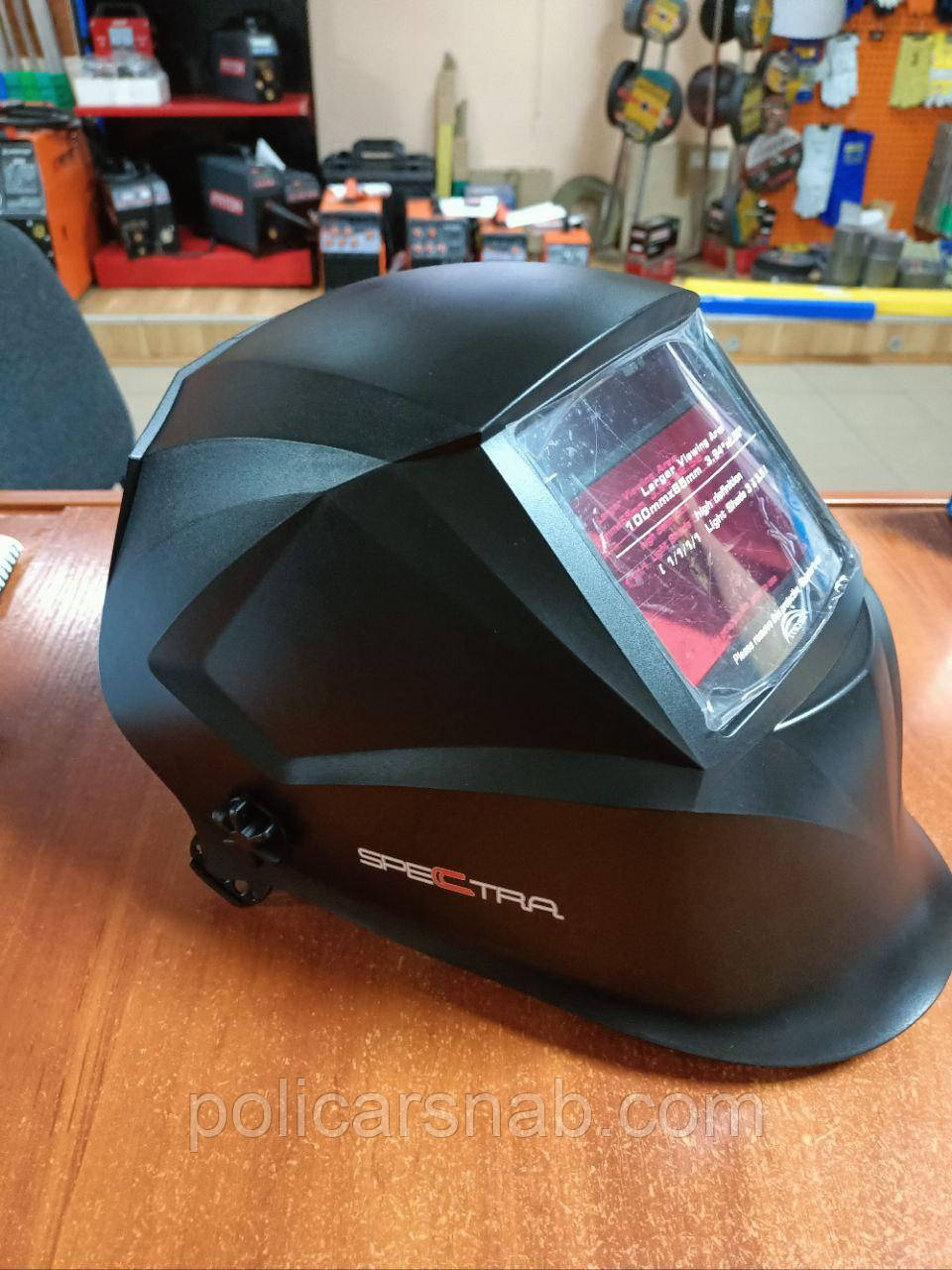 Зварювальна маска хамелеон Spectra MOST Black true color автозатемнення для всіх різновидів зварювання захисне запасне, фото 1