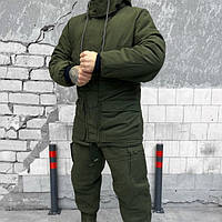 Тактическая зимняя форма на флисовой подкладке, утепленный военный костюм олива для военнослужащих