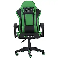 Кресло геймерское Extreme Spyder зеленое игровое компьютерное
