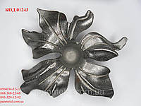 Кованый элемент цветок штампованый 130*100 мм