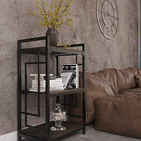 Стелаж 3 полиці Квадро Метал-Дизайн Лофт
