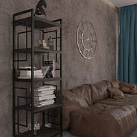 Стелаж 5 полиць Квадро Метал-Дизайн Лофт