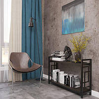 Стелаж Лонг 2 полиці Квадро Металл-Дизайн Лофт