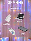 Гірлянда штора кольорова 2 на 3 метри USB на 200 LED RGB-лампочок фіранка з пультом у прозорому силіконі, фото 6