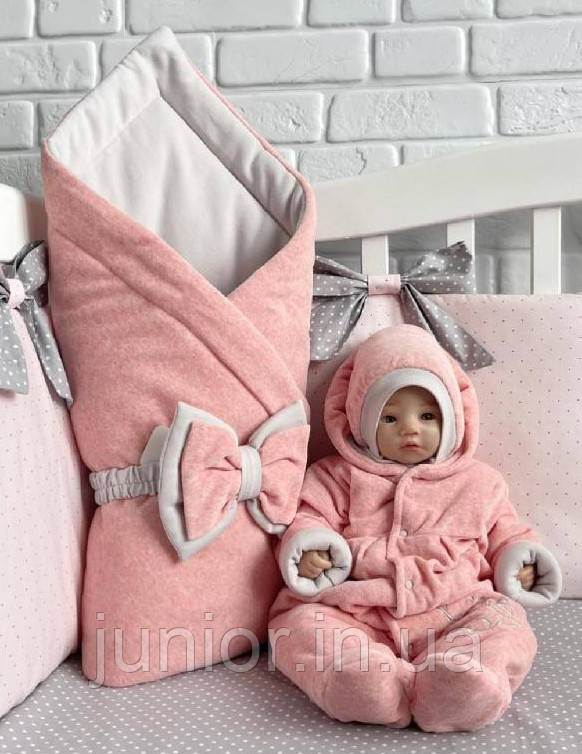 Набір на виписку для дівчинки "Маленька Принцеса" 3 річки (демісезон), фото 1