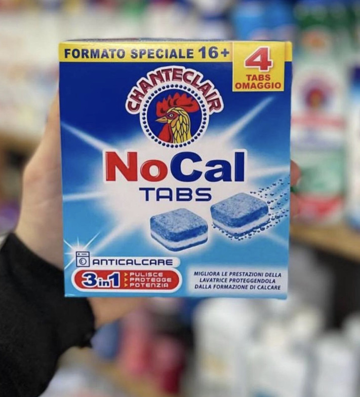 Таблетки від накипу для пральних машин шантеклер  CHANTE CLAIR nocal tabs 20шт, фото 1