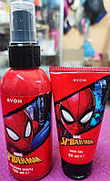 Набір для хлопчика Avon Spider Man з 2-х одиниць (Ейвон спайдермен)